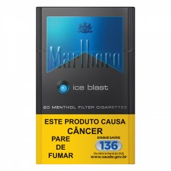 Pacote Cigarro Marlboro C/10 - Ice Blast